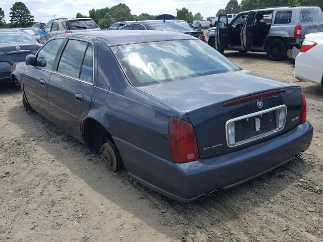 1G6KE54Y4YU217064 - 2000 CADILLAC DEVILLE DH BLUE photo 3