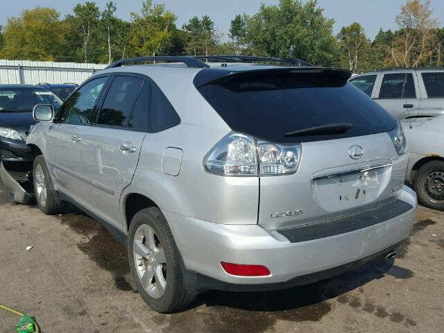 2T2HK31U89C115668 - 2009 LEXUS RX 350 SILVER photo 3