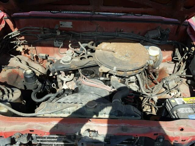 JB7FL24D6KP032620 - 1989 DODGE RAM 50 RED photo 7