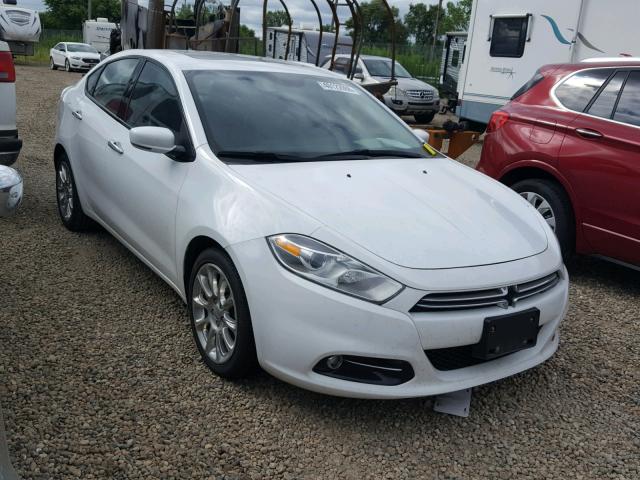 1C3CDFCBXGD541369 - 2016 DODGE DART LIMIT WHITE photo 1