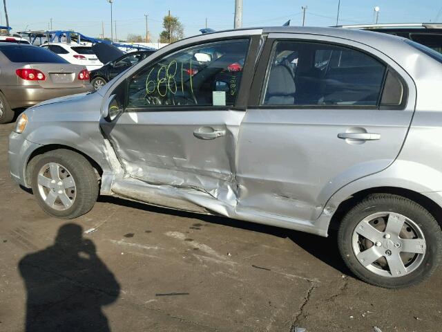 KL1TD5DE7BB247311 - 2011 CHEVROLET AVEO LS/LT 银色 照片 10