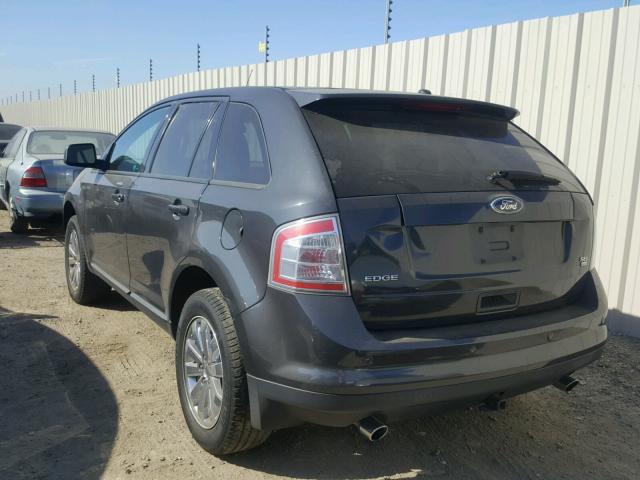 2FMDK49C97BA65420 - 2007 FORD EDGE SEL P GRAY photo 3