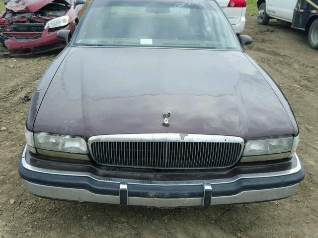 1G4CW53LXM1625676 - 1991 BUICK PARK AVENU BROWN photo 7