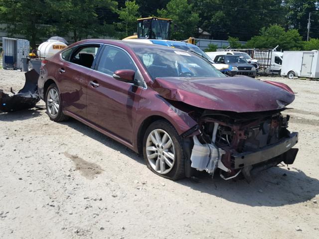 4T1BK1EB2DU021543 - 2013 TOYOTA AVALON BAS BURGUNDY photo 1