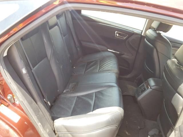 4T1BK1EB2DU021543 - 2013 TOYOTA AVALON BAS BURGUNDY photo 6