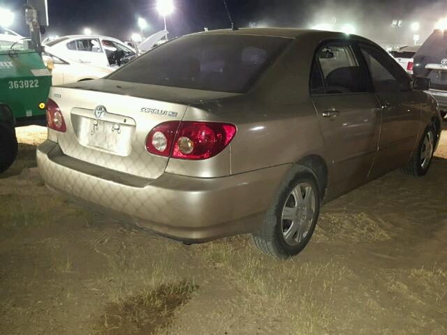 2T1BR32E48C867511 - 2008 TOYOTA COROLLA GOLD photo 4