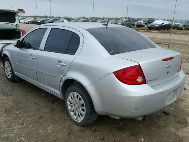 1G1AT58H597121008 - 2009 CHEVROLET COBALT SILVER photo 3