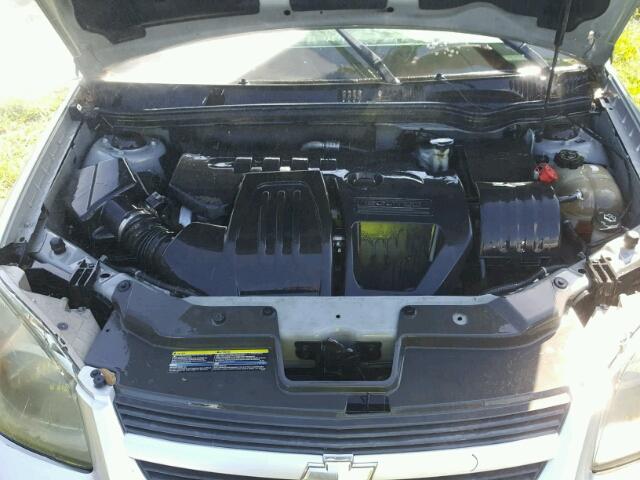 1G1AT58H597121008 - 2009 CHEVROLET COBALT SILVER photo 7