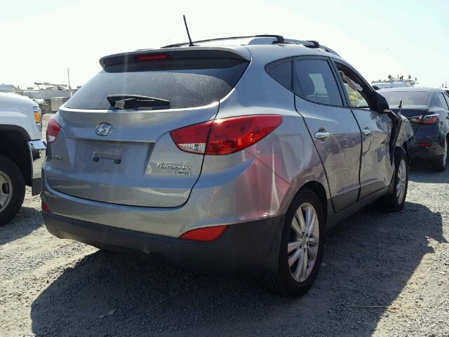 KM8JU3AC4CU489322 - 2012 HYUNDAI TUCSON GRAY photo 4