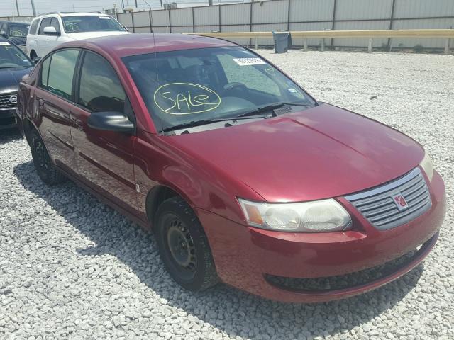 1G8AJ55F67Z117030 - 2007 SATURN ION LEVEL MAROON photo 1