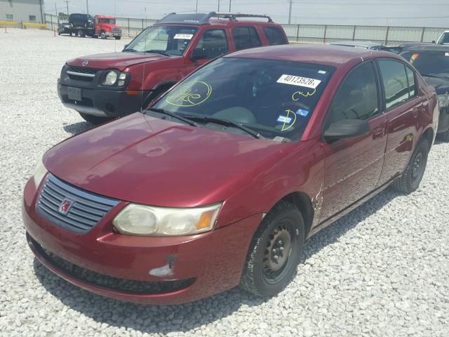 1G8AJ55F67Z117030 - 2007 SATURN ION LEVEL MAROON photo 2