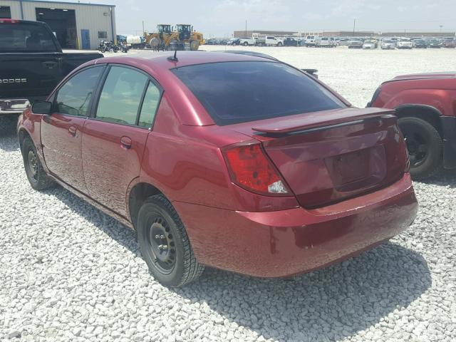 1G8AJ55F67Z117030 - 2007 SATURN ION LEVEL MAROON photo 3