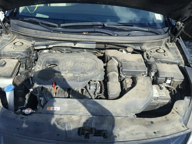 5NPE34AF0FH082895 - 2015 HYUNDAI SONATA BLACK photo 7