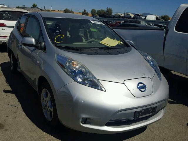 JN1AZ0CP5BT008876 - 2011 NISSAN LEAF SV SILVER photo 1