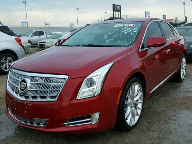 2G61U5S3XD9207541 - 2013 CADILLAC XTS RED photo 2