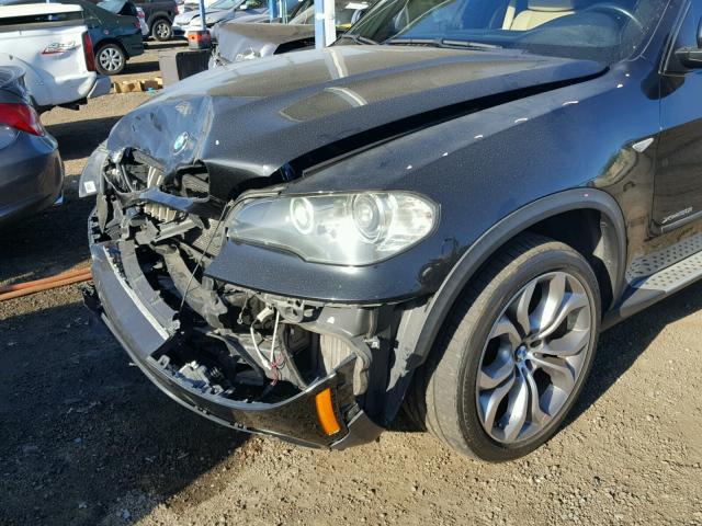 5UXZV8C5XBL419651 - 2011 BMW X5 XDRIVE5 BLACK photo 9