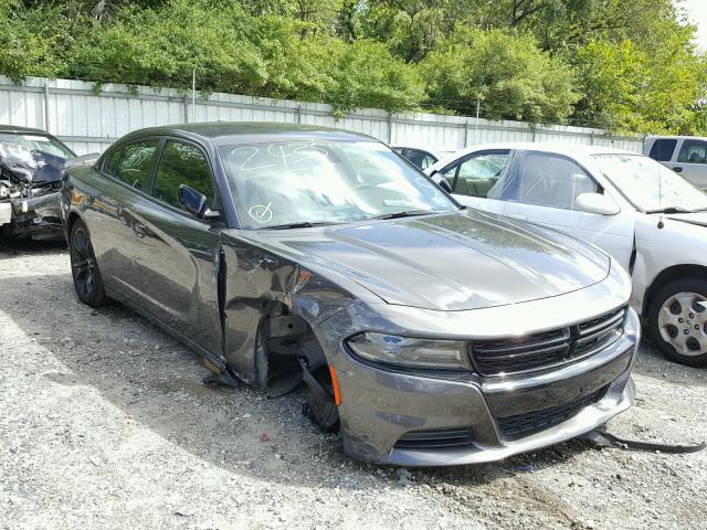 2C3CDXBG2JH151055 - 2018 DODGE CHARGER SX GRAY photo 1