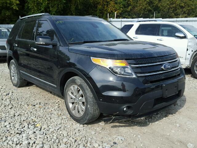 1FM5K8F88EGA50747 - 2014 FORD EXPLORER BLACK photo 1