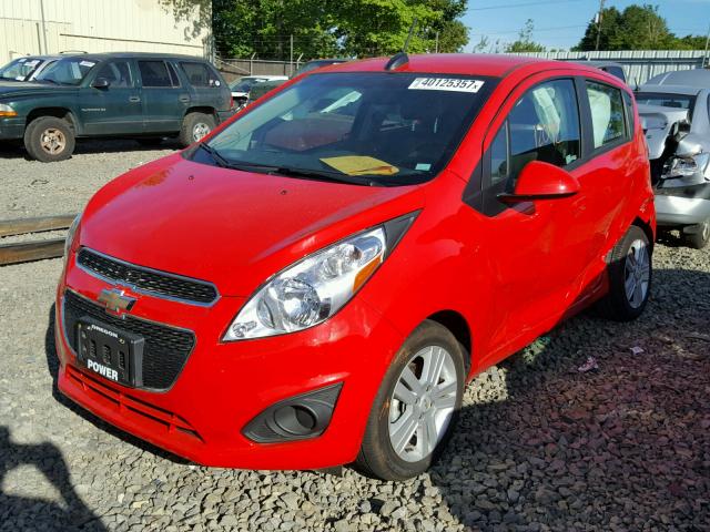 KL8CB6S92FC810932 - 2015 CHEVROLET SPARK LS RED photo 2