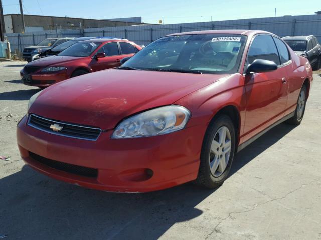 2G1WJ15KX69231616 - 2006 CHEVROLET MONTE CARL 红色 照片 2