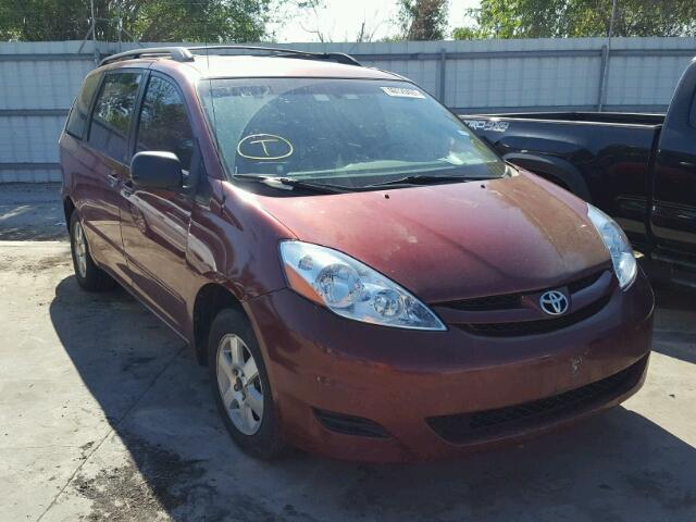 5TDZA23C46S585063 - 2006 TOYOTA SIENNA CE/ MAROON photo 1