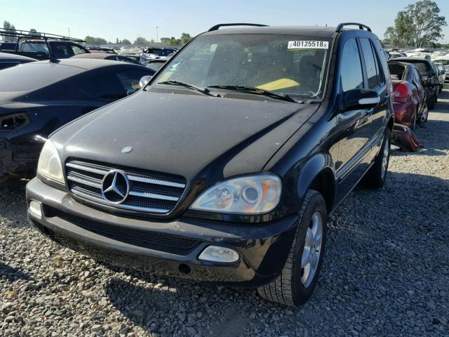 4JGAB75E53A422688 - 2003 MERCEDES-BENZ ML 500 BLACK photo 2