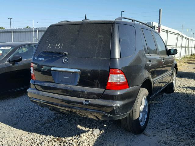 4JGAB75E53A422688 - 2003 MERCEDES-BENZ ML 500 BLACK photo 4