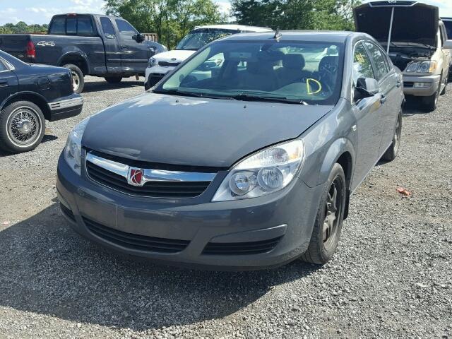 1G8ZS57B59F143844 - 2009 SATURN AURA GRAY photo 2