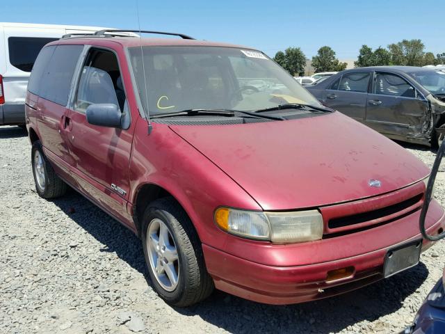 4N2DN11W6SD840210 - 1995 NISSAN QUEST XE RED photo 1