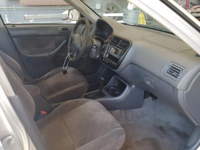 2HGEJ6610XH536802 - 1999 HONDA CIVIC BASE SILVER photo 5