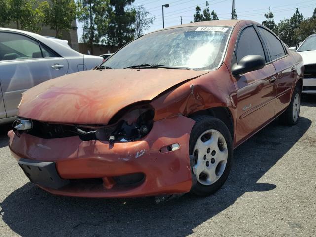 1P3ES46C61D276332 - 2001 PLYMOUTH NEON BASE 橙色 照片 2