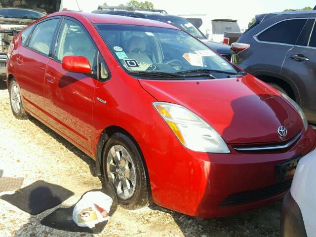 JTDKB20U797839634 - 2009 TOYOTA PRIUS RED photo 1