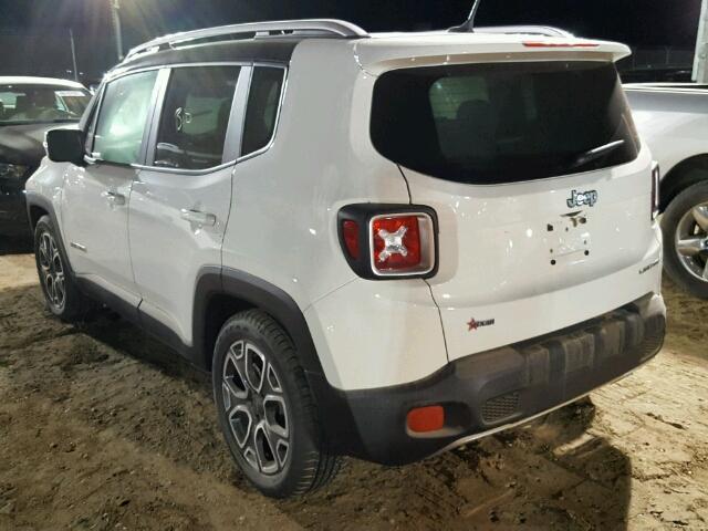 ZACCJADB4HPF31316 - 2017 JEEP RENEGADE WHITE photo 3