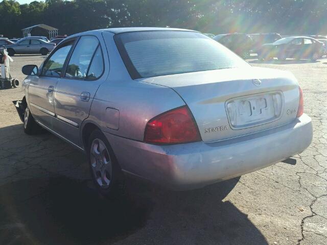 3N1CB51D64L856890 - 2004 NISSAN SENTRA 1.8 SILVER photo 3