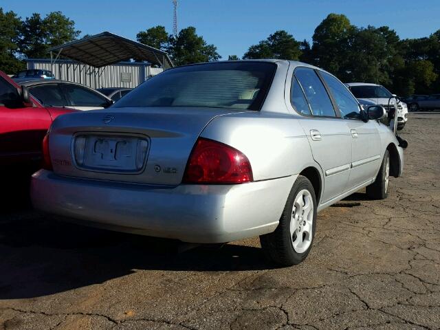 3N1CB51D64L856890 - 2004 NISSAN SENTRA 1.8 SILVER photo 4