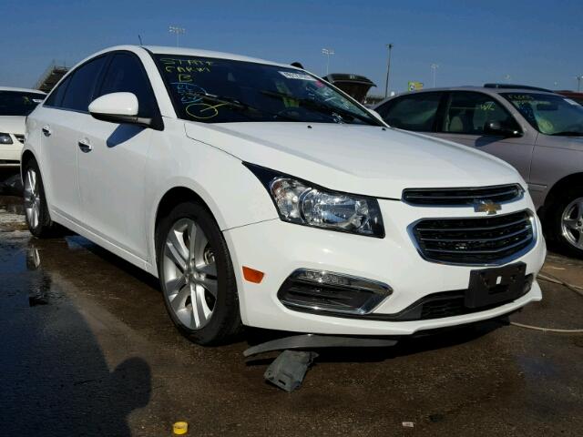 1G1PG5SB9F7253526 - 2015 CHEVROLET CRUZE LTZ WHITE photo 1