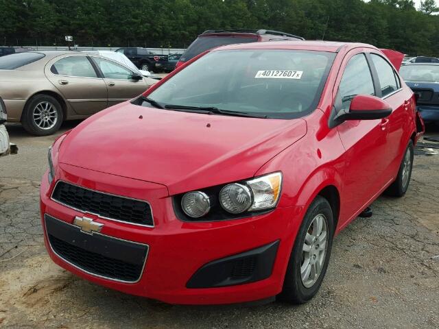 1G1JC5SH9F4148055 - 2015 CHEVROLET SONIC RED photo 2