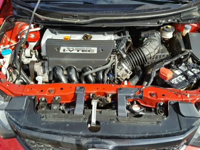 2HGFB6E56CH702417 - 2012 HONDA CIVIC SI RED photo 7