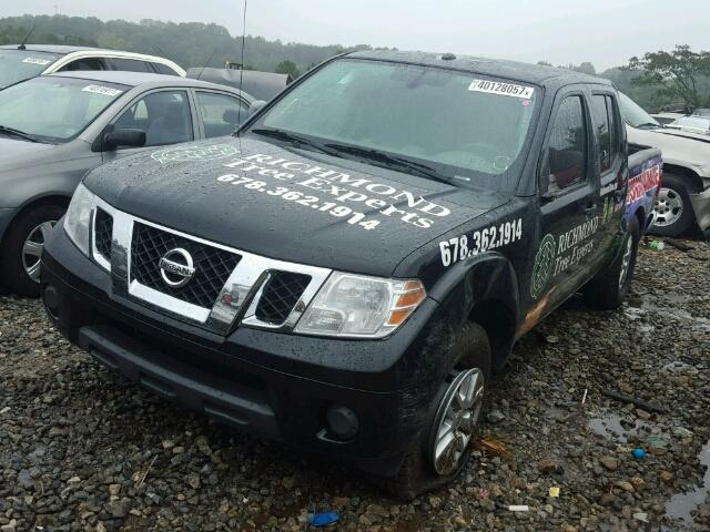 1N6AD0ER2FN757975 - 2015 NISSAN FRONTIER S BLACK photo 2