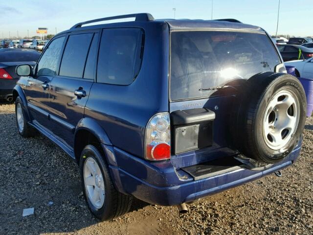 JS3TY92V234101042 - 2003 SUZUKI XL7 BLUE photo 3