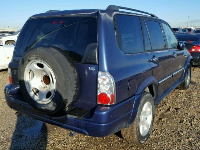 JS3TY92V234101042 - 2003 SUZUKI XL7 BLUE photo 4