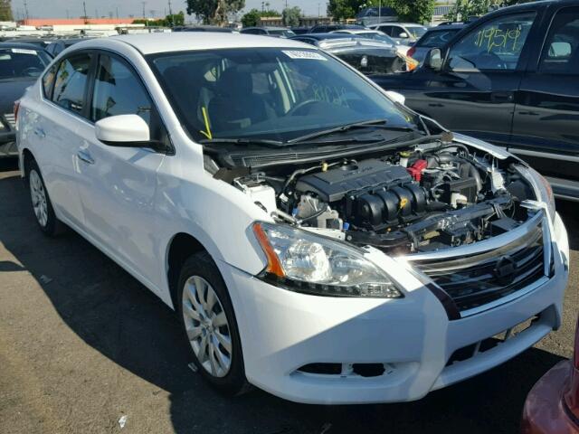 3N1AB7AP0GY267788 - 2016 NISSAN SENTRA S/S WHITE photo 1