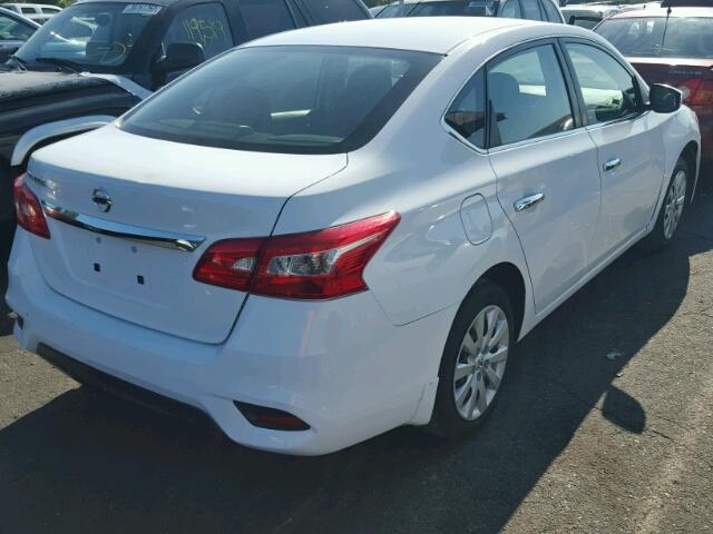 3N1AB7AP0GY267788 - 2016 NISSAN SENTRA S/S WHITE photo 4