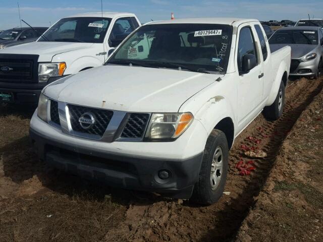 1N6BD06T77C416633 - 2007 NISSAN FRONTIER K WHITE photo 2