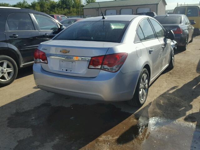 1G1PA5SH4E7479932 - 2014 CHEVROLET CRUZE LS SILVER photo 4