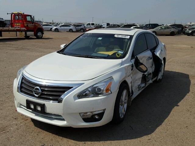 1N4AL3AP9DN480062 - 2013 NISSAN ALTIMA 2.5 WHITE photo 2