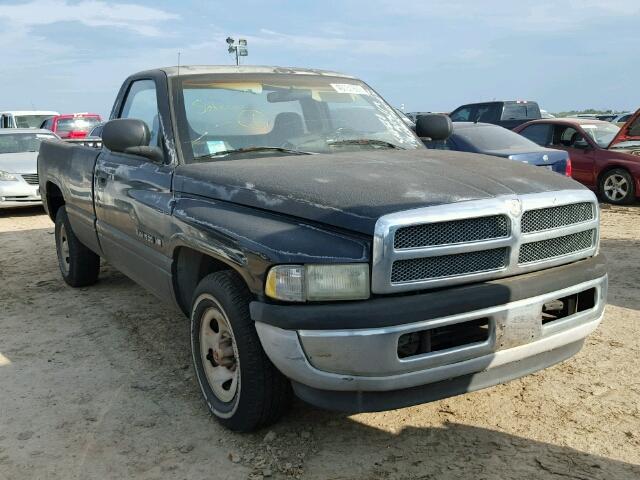 1B7HC16Z2XS275650 - 1999 DODGE RAM 1500 BLACK photo 1