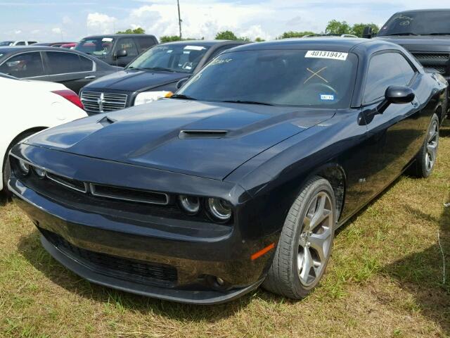 2C3CDZBG8FH804832 - 2015 DODGE CHALLENGER BLACK photo 2