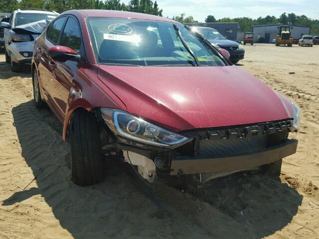 KMHD84LF4HU401388 - 2017 HYUNDAI ELANTRA RED photo 1