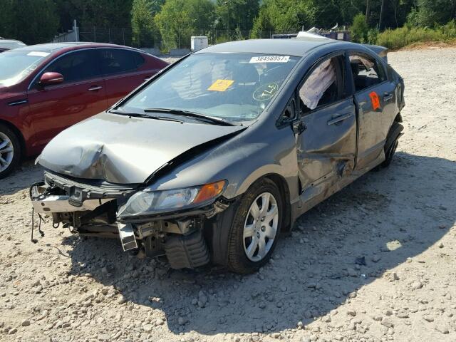 2HGFA16508H345120 - 2008 HONDA CIVIC LX TAN photo 2